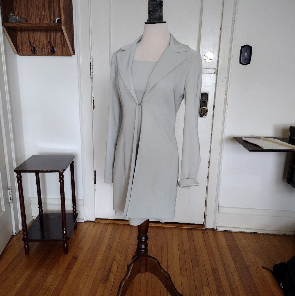 Vintage La Belle 2 Piece Suit Set, Sage Green